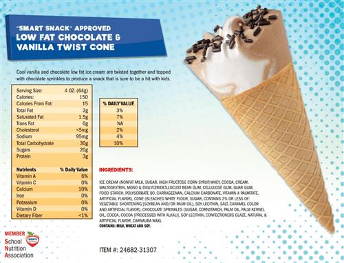 Chocolate Vanilla Twist Lowfat